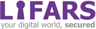 LIFARS logo with security-themed text.
