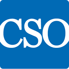 CSO logo on a blue background.