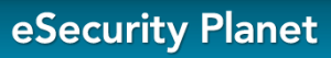 eSecurity Planet logo on blue background.