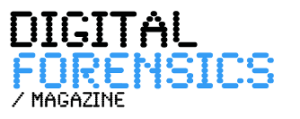 Digital Forensics Magazine logo in stylized text.
