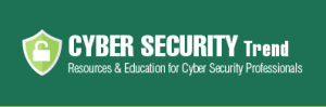Cyber Security Trend logo with shield icon.