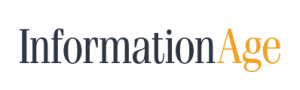 Information Age logo with stylized text.