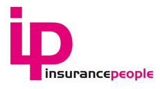 Insurance People logo with pink and black text.