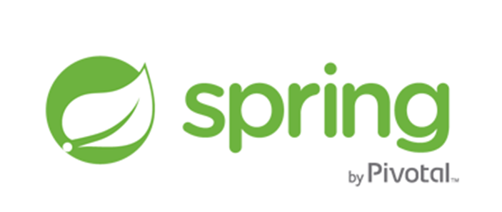 Spring by Pivotal logo with leaf icon.
