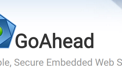 GoAhead logo with embedded web server text.