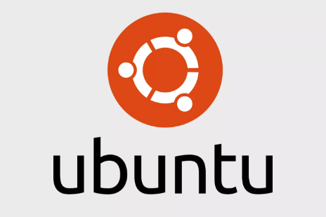Ubuntu logo with orange circle design.
