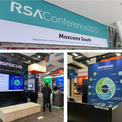 RSA Conference 2022, NSFOCUS exhibition booths.