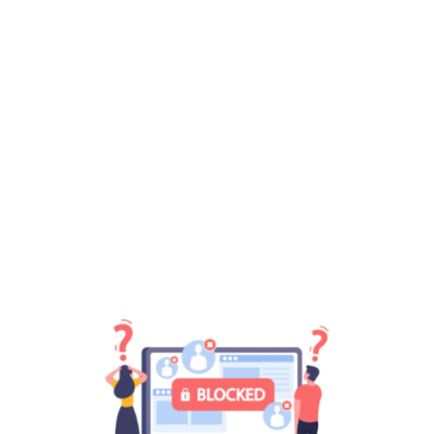 Uma imagem de uma página branca com desenhos de ataque hacker.