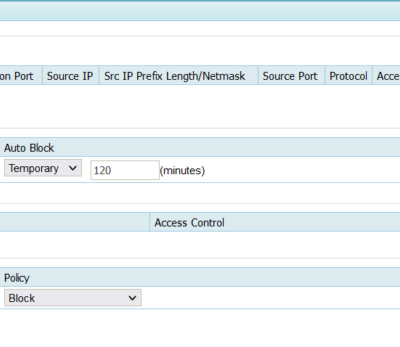 Network protection group configuration interface screenshot.