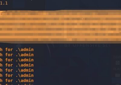 Network security command line interface screenshot.
