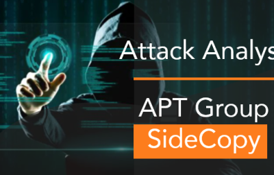 Hacker pointing at digital interface, "Attack Analysis".