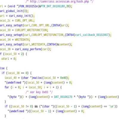 Highlighted PHP code snippet with comments.