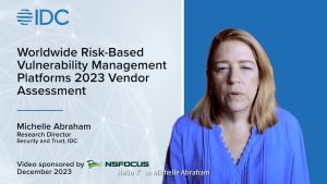 NSFOCUS-nominated-by-IDC-as-Major-Vendor-in-Risk-Based-Vulnerability-Management-Market-poster