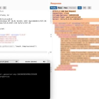 API request and response interface screenshot.