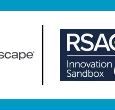 Logos of Netscape and RSA Innovation Sandbox side by side.