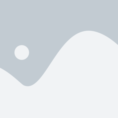 Empty gray placeholder image with a light circular shape.